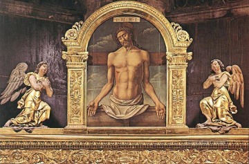 El Cristo Muerto religioso pintor italiano Bartolomeo Vivarini Pinturas al óleo